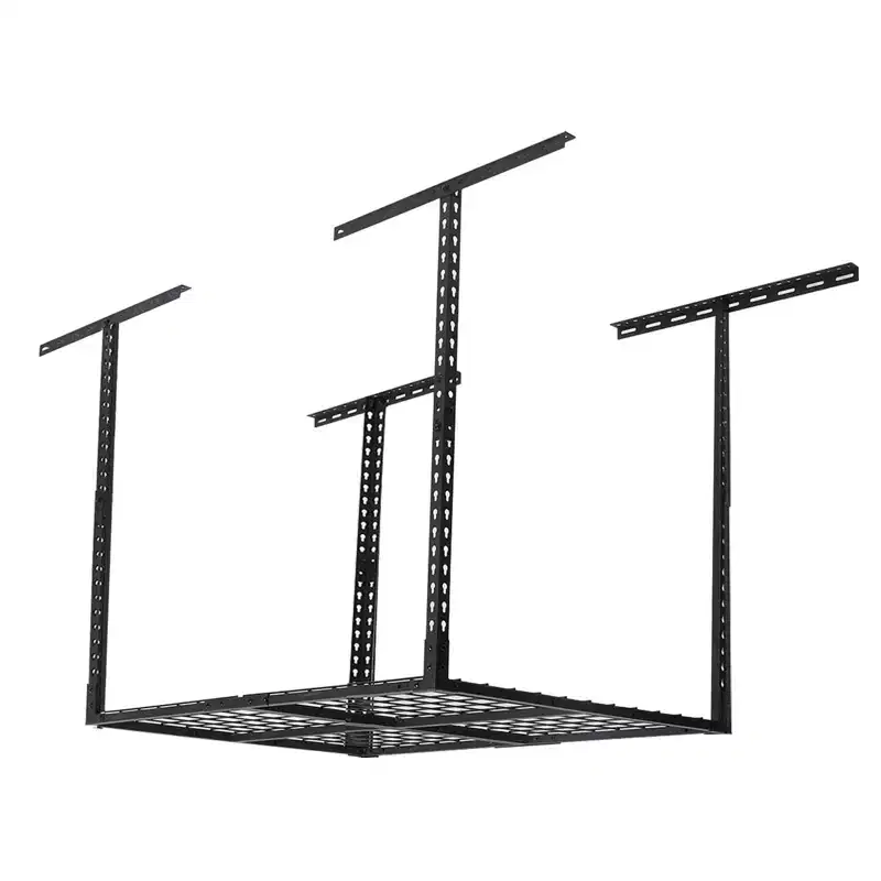 Garage Ceiling Storage Racks - Heavy Duty, Adjustable Cold Rolled Steel Racks.