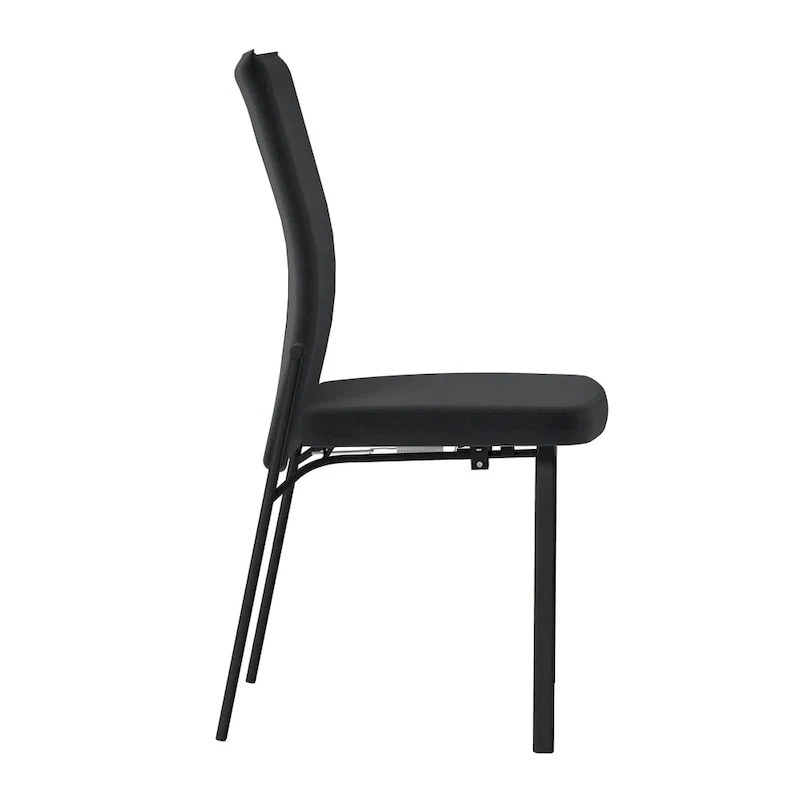 Monique Black Motion-back Side Chair