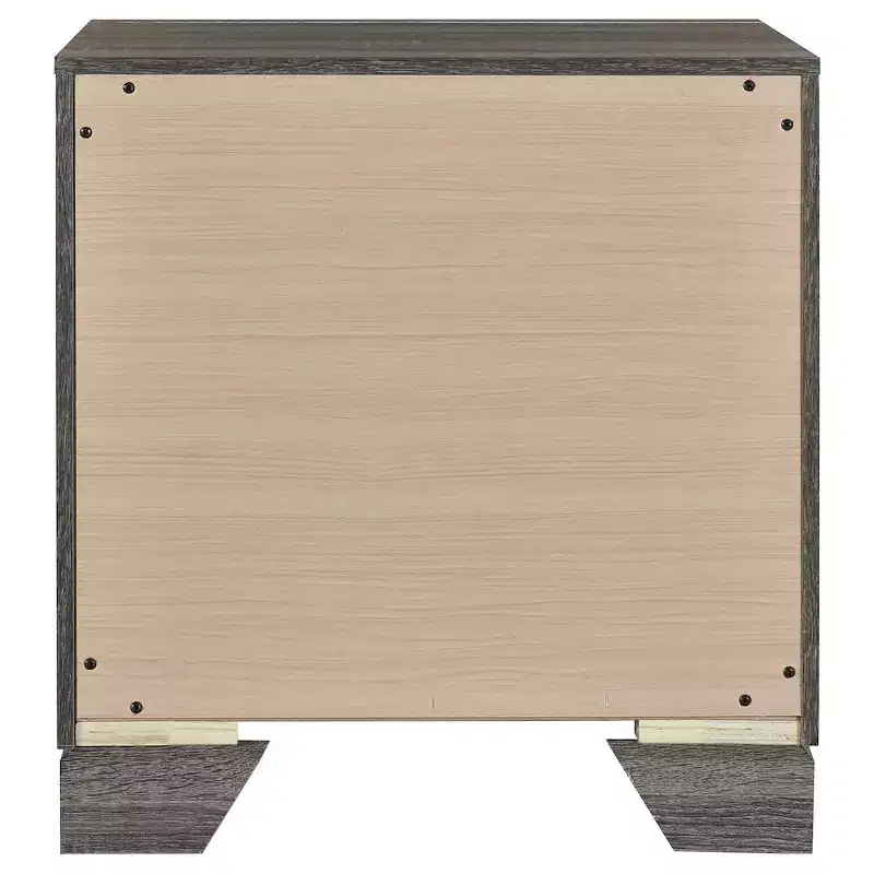 Coaster,Wright 2-drawer Nightstand Bedside Table Brown Oak