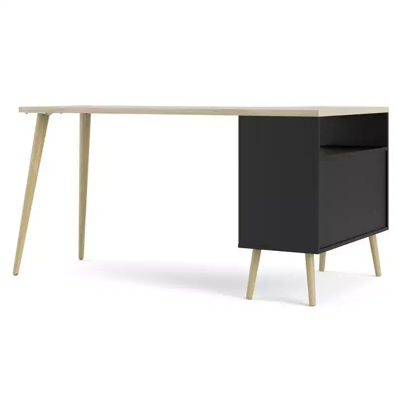 Tvilum, Diana 2 Drawer, 3 Shelf Desk
