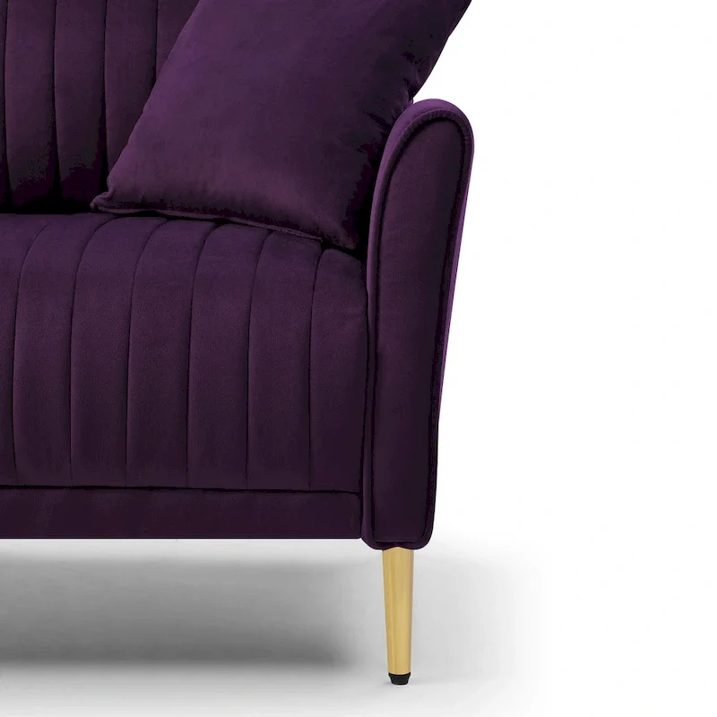 Velvet Accent Chair Living Room Chair Set of 2