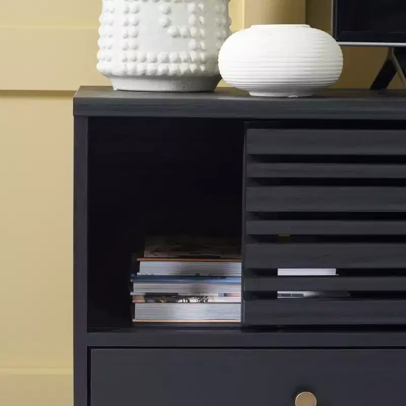 3 Drawer 1 Shelf Media Stand