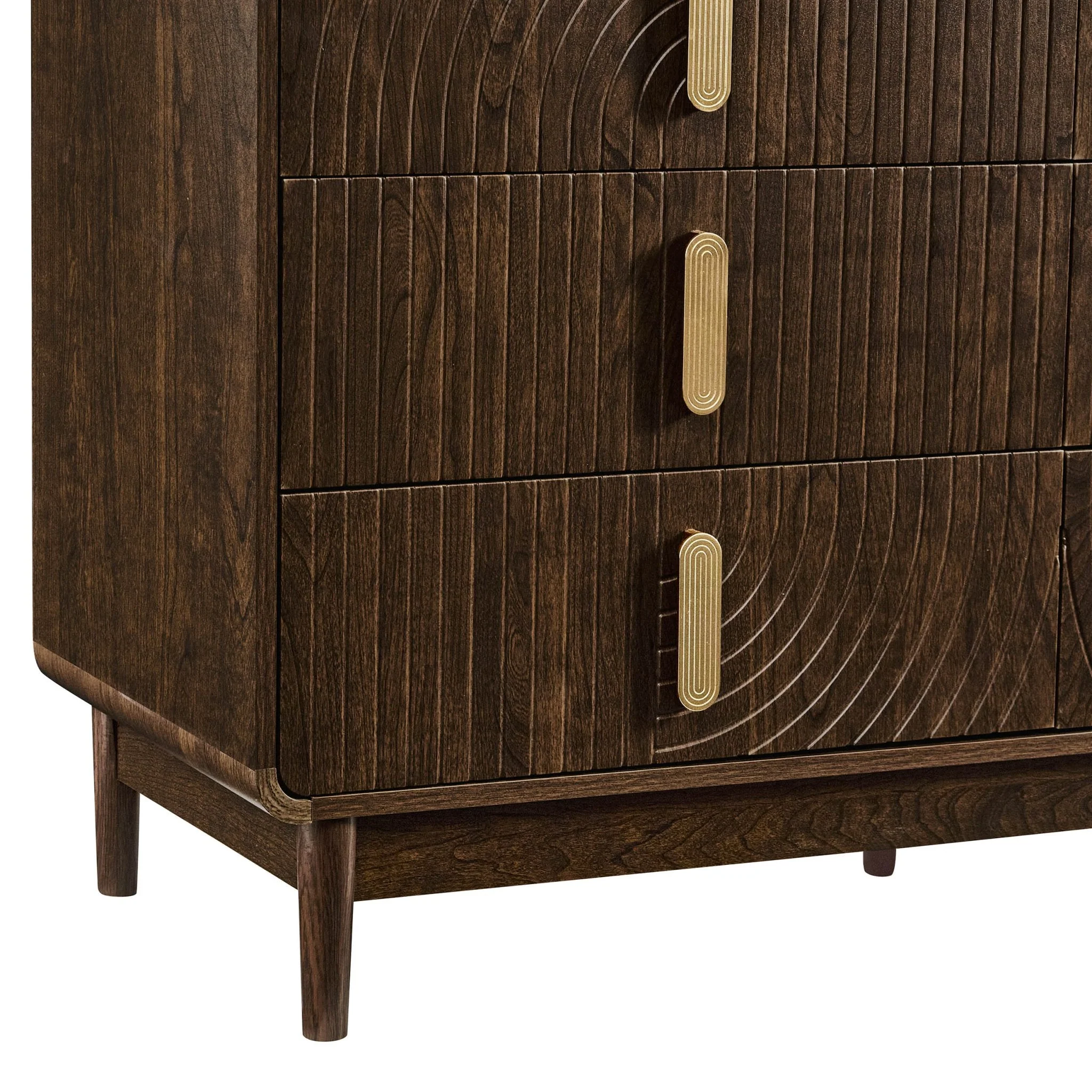 6 Drawer Chest - Walnut
