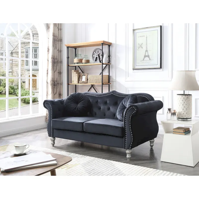Hollywood Velvet Loveseat