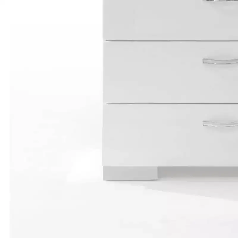 Acme Furniture Naima Ii Dresser White High Gloss Finish