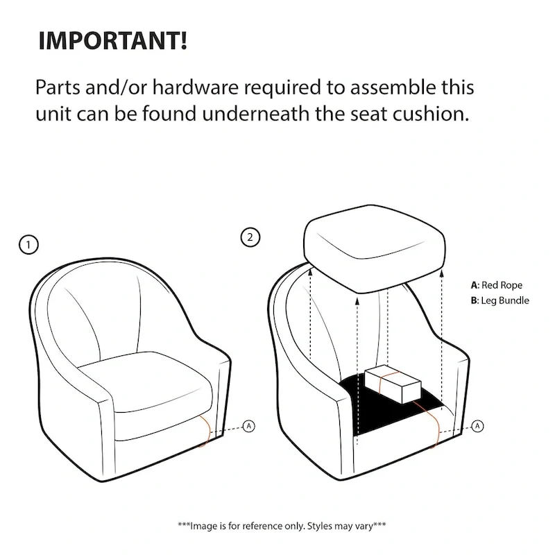 Madison Park Jayne 360-degree Swivel Arm Chair
