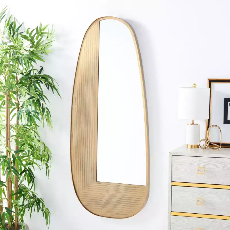 Kinselle Mirror - 23 x 56.8 - MRR3067 - Brass - Safavieh