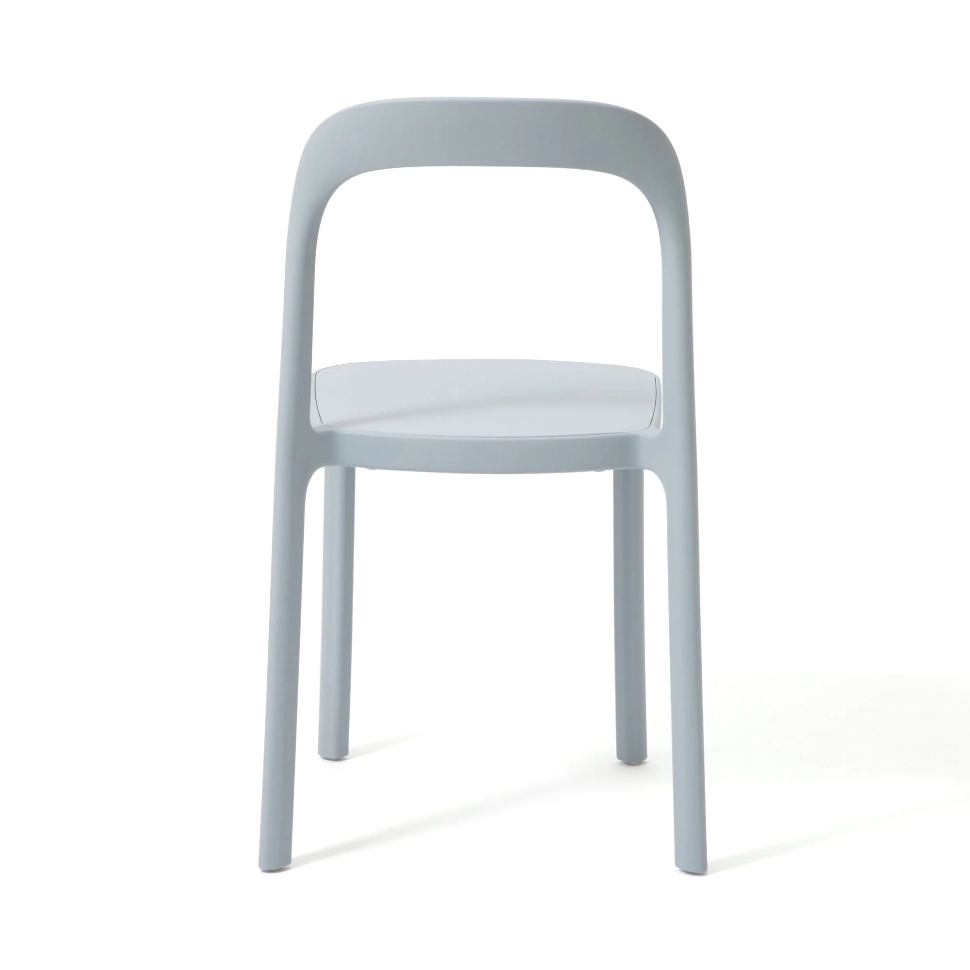 Light Blue Stackable Molded Resin Chair