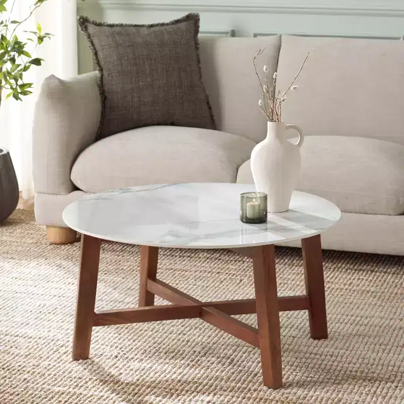Samie Coffee Table - COF2902A - Off-White - Safavieh