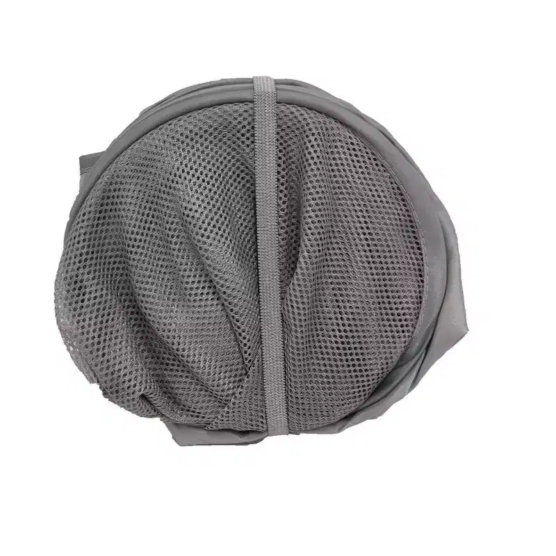 Pop-Up Collapsible Mesh Laundry Hamper — Cube Shape, Double Handles, Lightweight