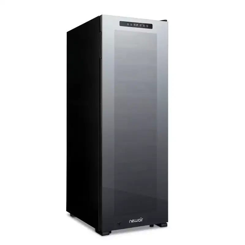 Newair 62-Bottle 16.9 Black Freestanding Wine Fridge