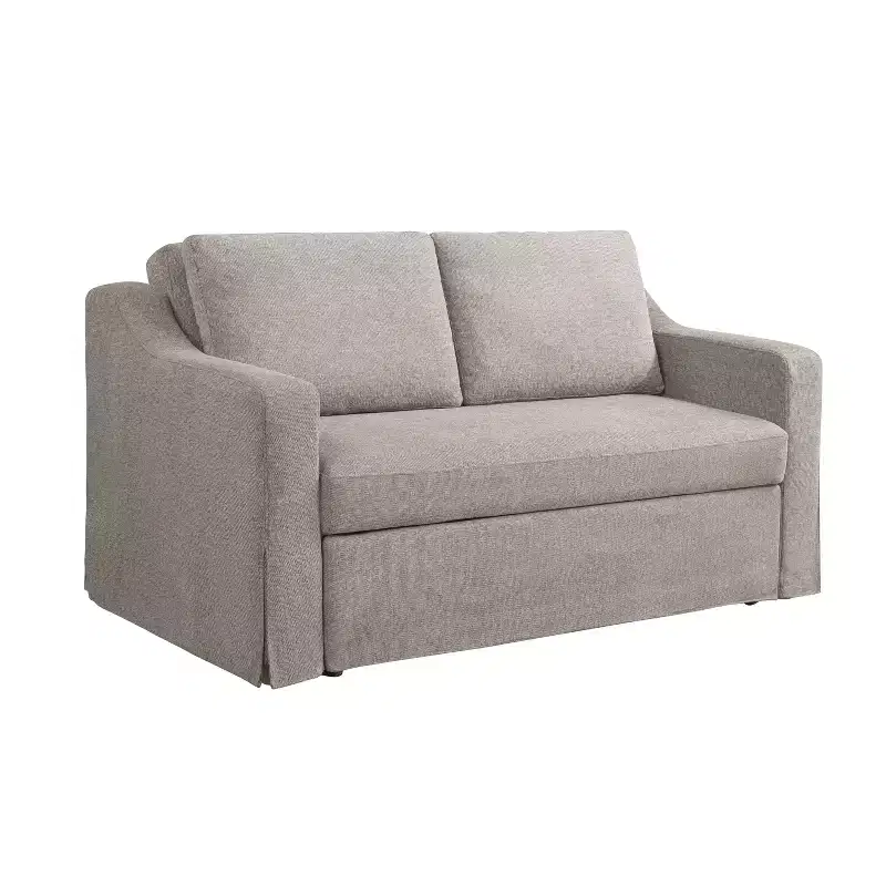Serta Hans Convertible Loveseat Woven Flax