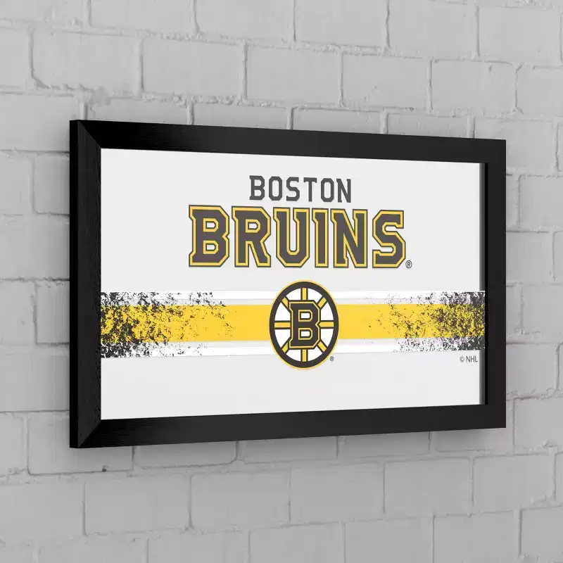 Boston Bruins Framed Logo Mirror
