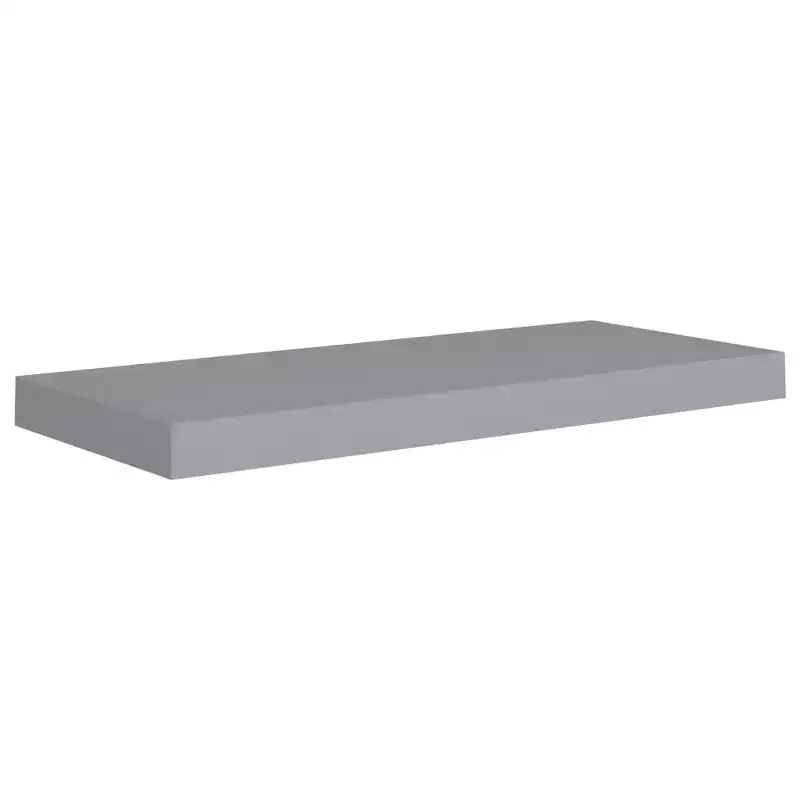 Wall Shelf Grey Honeycomb MDF, metal frame Medium Wall Shelf