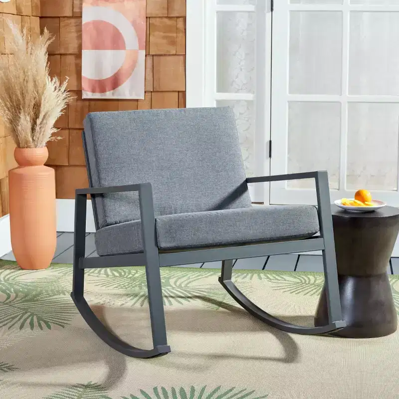 Cantor Rocking Chair Indoor/Outdoor - PAT7727 - Safavieh