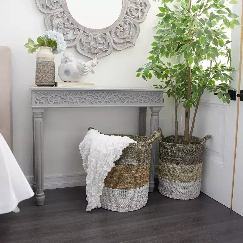 Farmhouse Mango Wood Console Table - 36