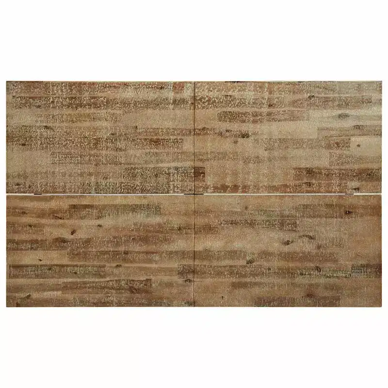 Industrial Dining Table in Solid Acacia Wood