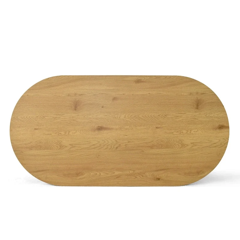 67 Pedestal Dining Table - Oak