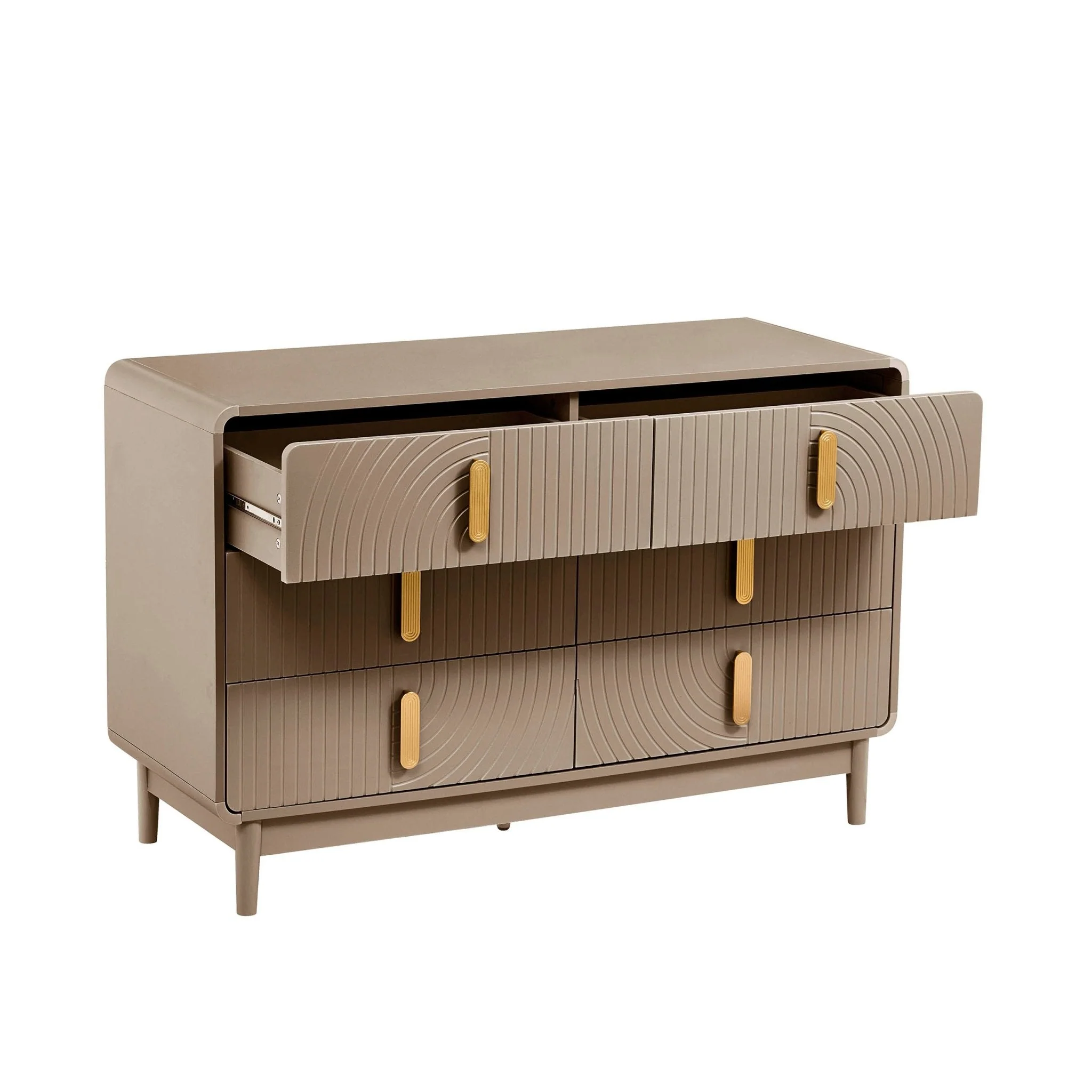 6 Drawer Chest - Taupe