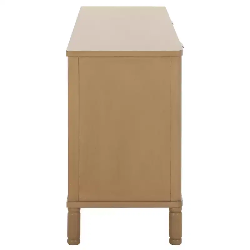 2-Door TV Stand | Desert Brown / Matte Black / Natural | Fits up to 43