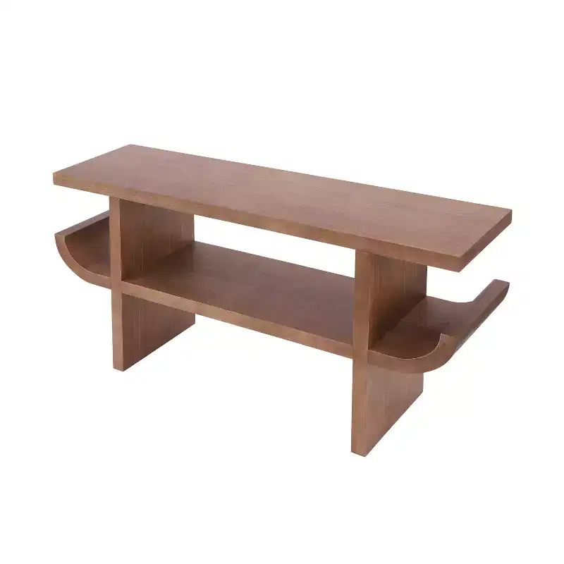 Christopher Knight Home Devika Modern Wooden Console Table with Open Shelf