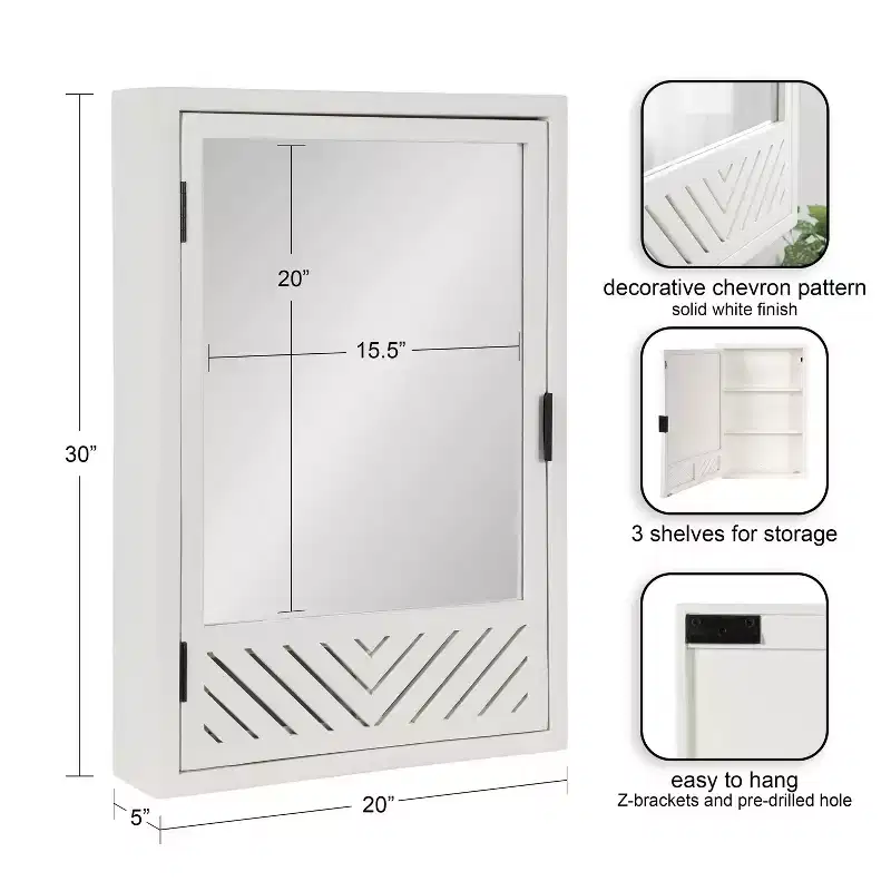 Bathroom Cabinet with Mirror