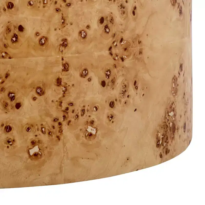 Tobianna Boucle & Burl Ottoman - SFV5149 - Safavieh Couture