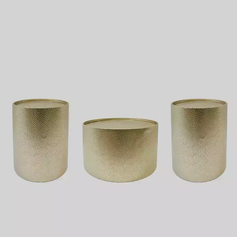 3pc Braeburn Modern Round Iron Accent Table Set - Christopher Knight Home