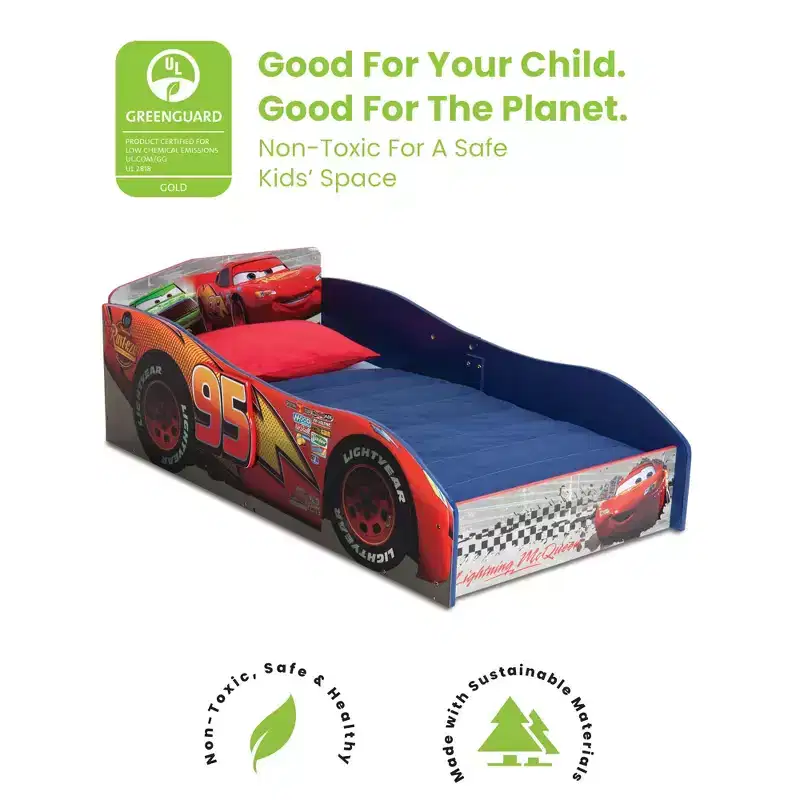 Delta Children Lightning McQueen Racecar Toddler Bed