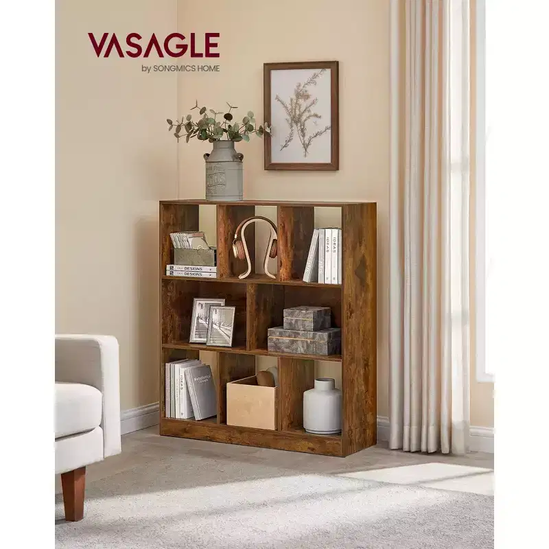 8-Cube Bookcase Storage Organizer | Display Rack Cabinet