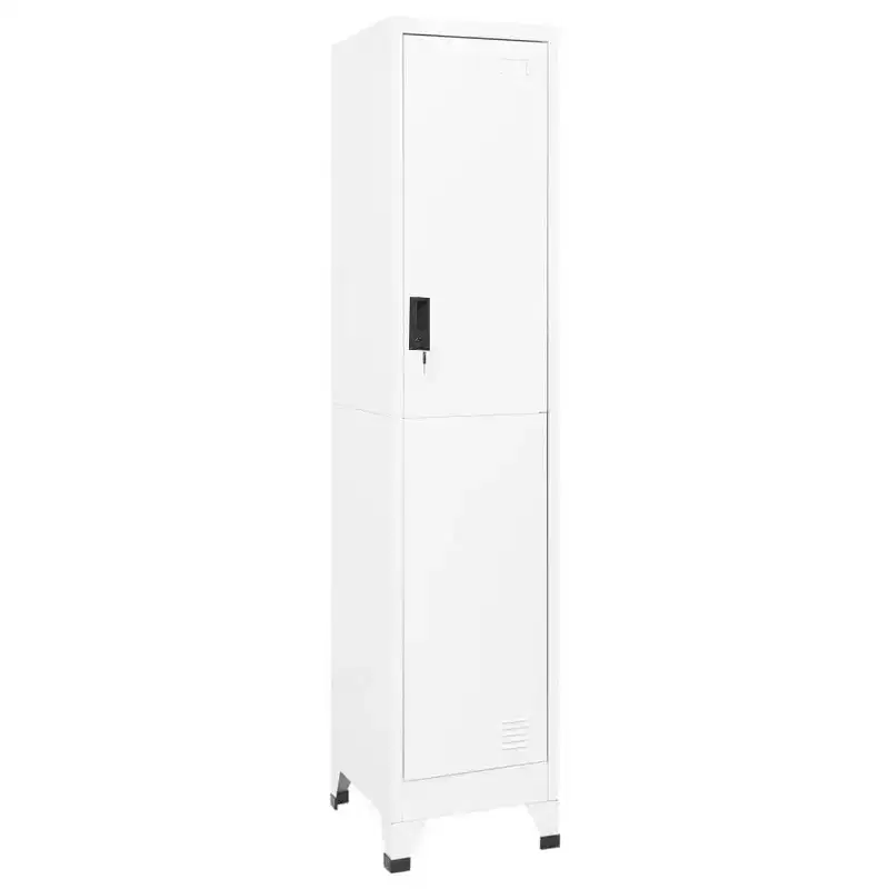 Locker Cabinet White Steel Tall Locker Cabinet Rectangular