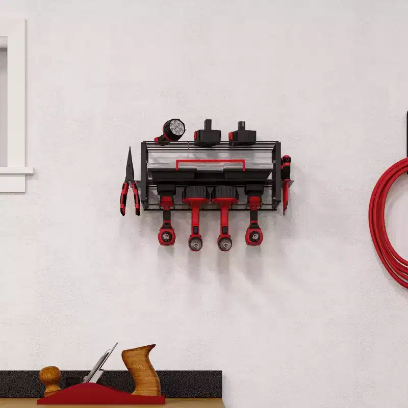 3-Tier Wall Mount Power Tool Organizer Shelving