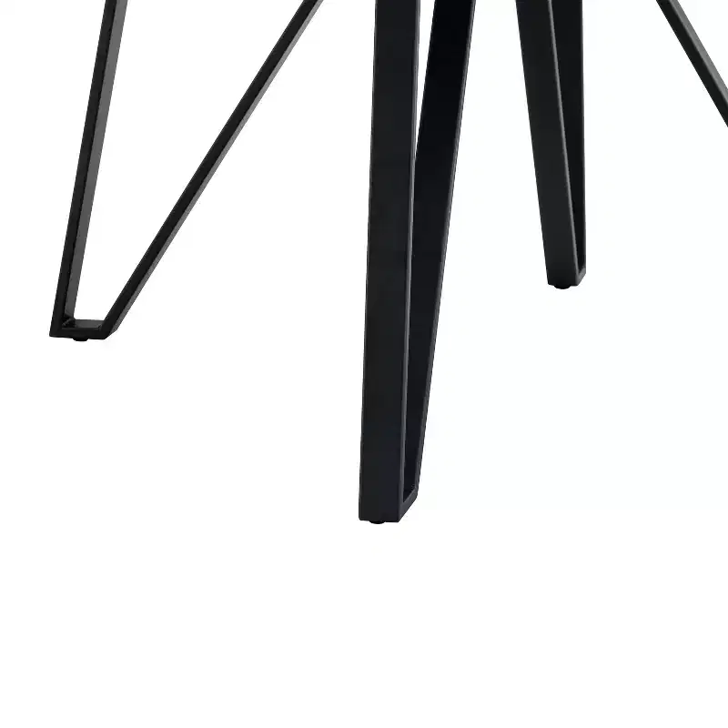 Christopher Knight Home Wedy 46.85 Round Top 4 Seats Dining Table with Hairpin Leg