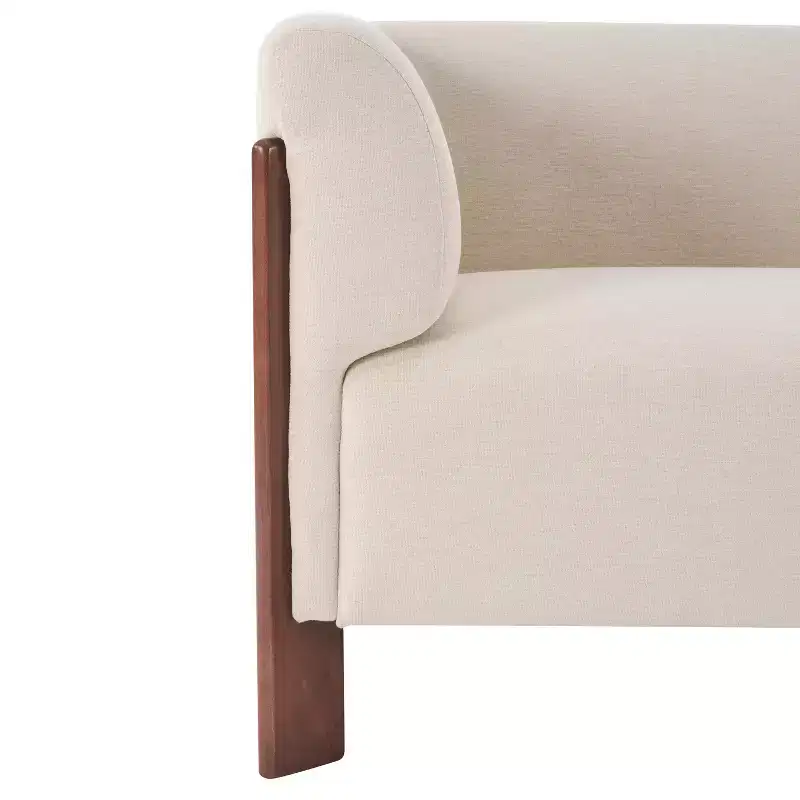 Christopher Knight Home Patcharee Modern 80 3-Seater Wooden Upholstered Sofa