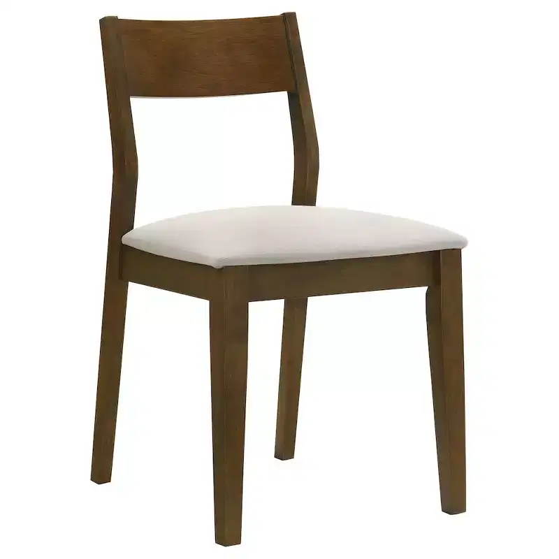 Coaster,Almonte Dining Chair Upholstered Seat Dark Brown (Set of 2)