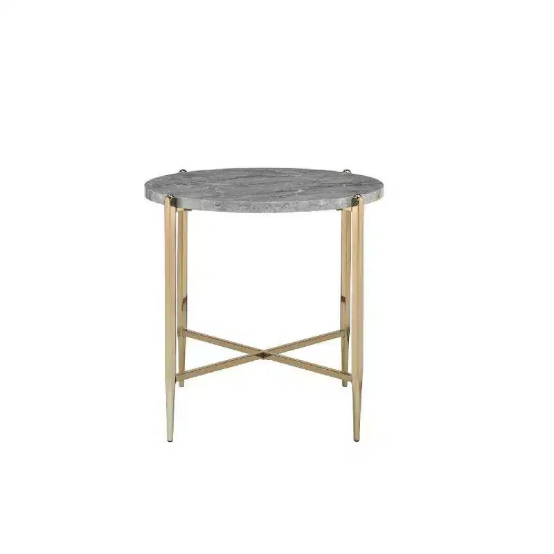 Royal Hampton End Table, Mirrored