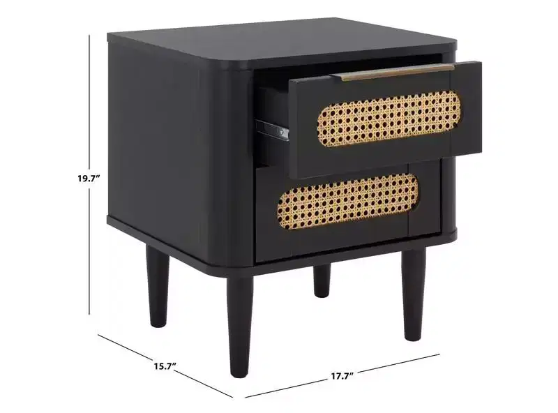 Brey 2 Drawer Nightstand - NST3107 - Safavieh