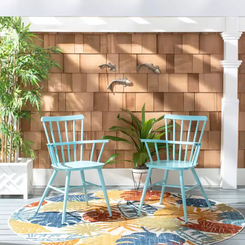 Clifton Arm Chair Indoor/Outdoor (Set of 2) - PAT3001 - Safavieh