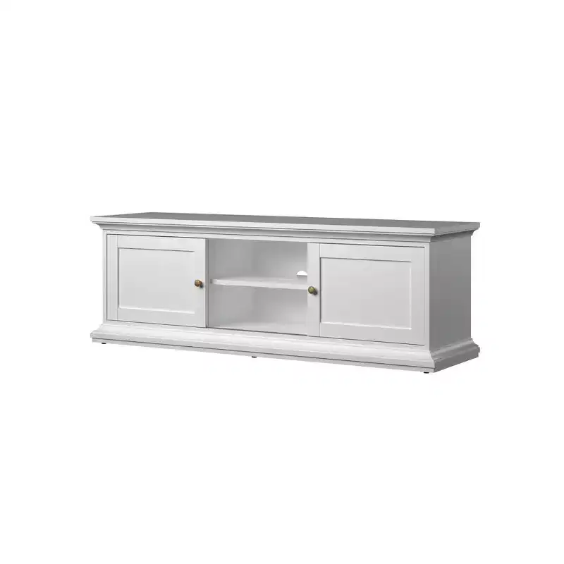 Tvilum, Sonoma 2 Sliding Door TV Stand, White