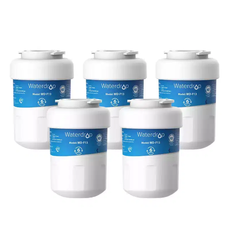 Waterdrop WD-F13 Water Filter, Replacement for GE SmartWater MWF, MWFINT, MWFP, MWFA, GWF, HDX FMG-1, Kenmore 9991, GSE25GSHECSS, WFC1201,5 Filters