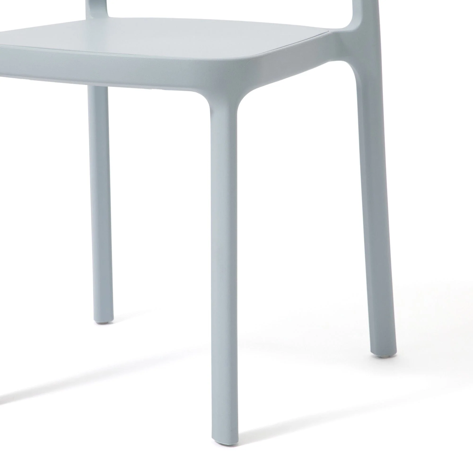 Light Blue Stackable Molded Resin Chair