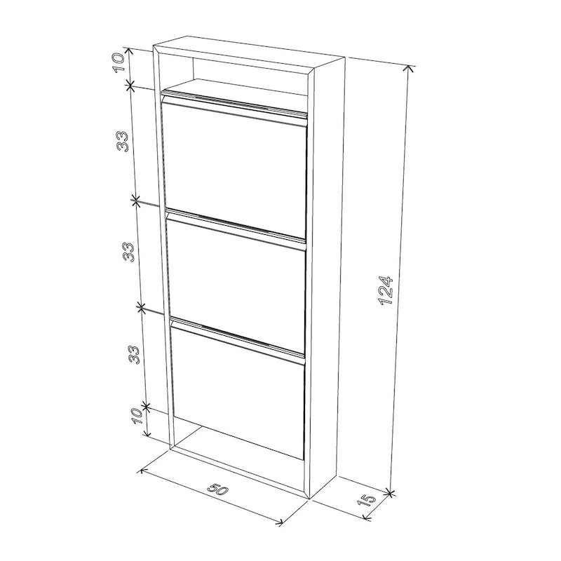 Karina Wood Base Shoe Cabinet