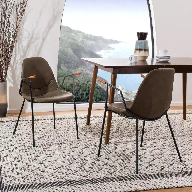 Tanner Mid-Century Dining Chair (Set of 2) - DCH3001 - Safavieh