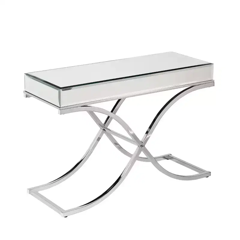 Ava Mirrored Console Table - Silver - SEI
