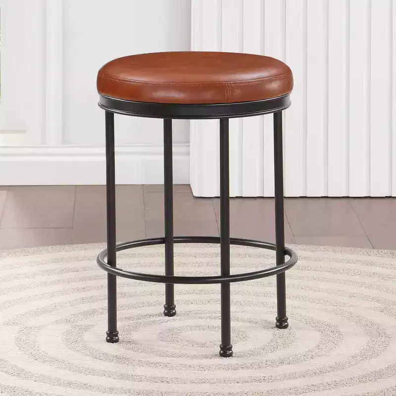 Comfort Pointe Montecarlo Counter Height Barstool Caramel