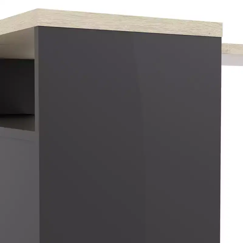 Tvilum, Diana 2 Drawer, 3 Shelf Desk