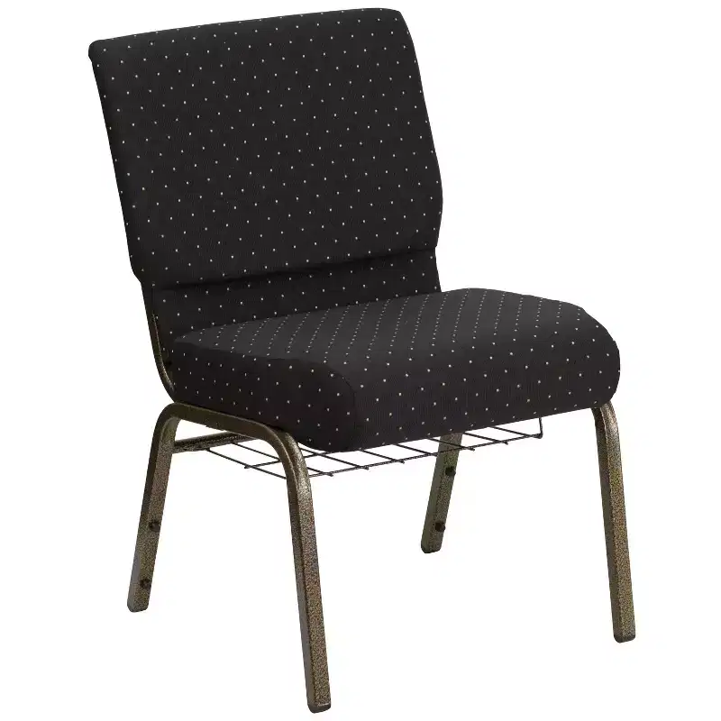Flash Furniture HERCULES Series 21''W Church Chair with Book Rack