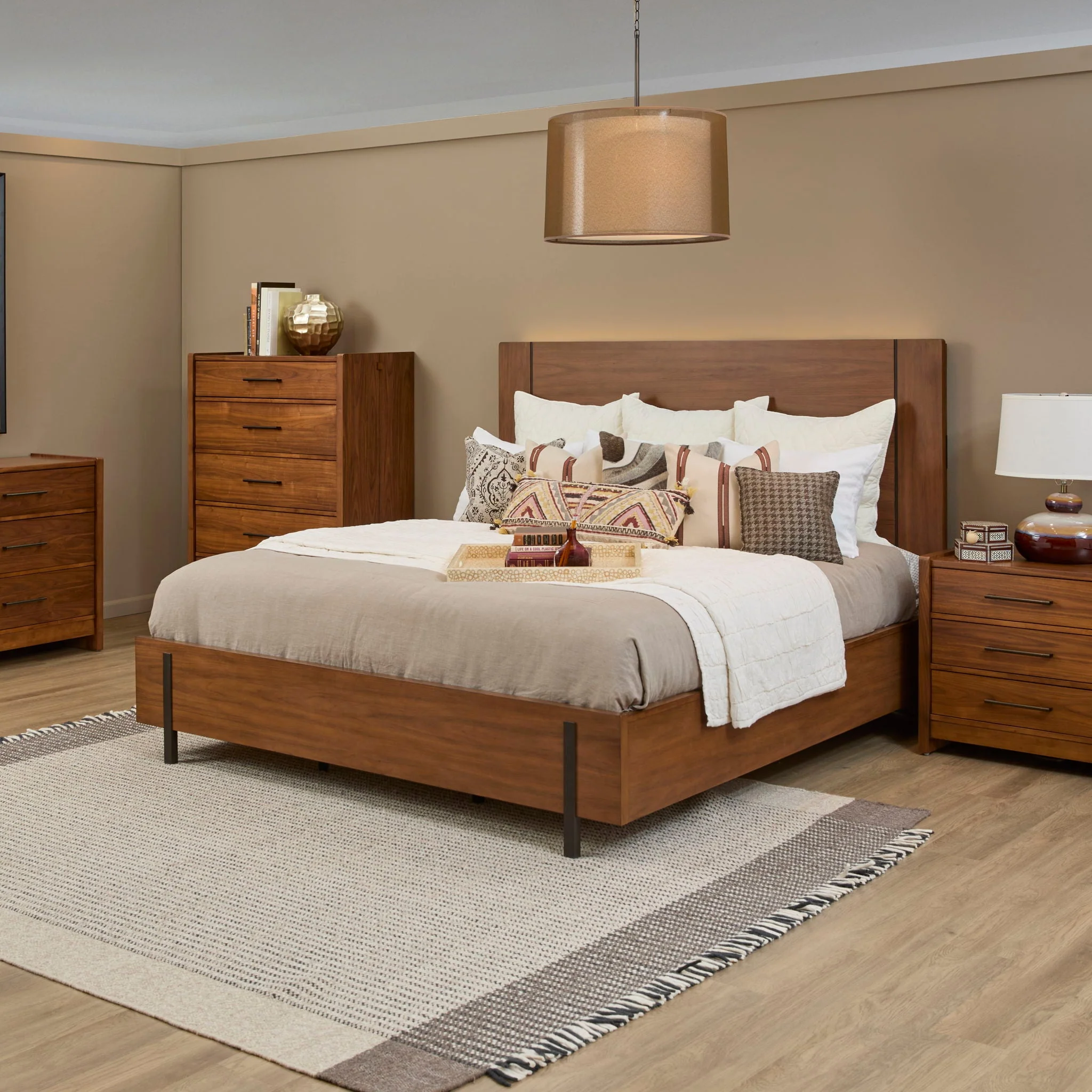 Bed — Inspired by the enduring principles of Frank Lloyd Wright