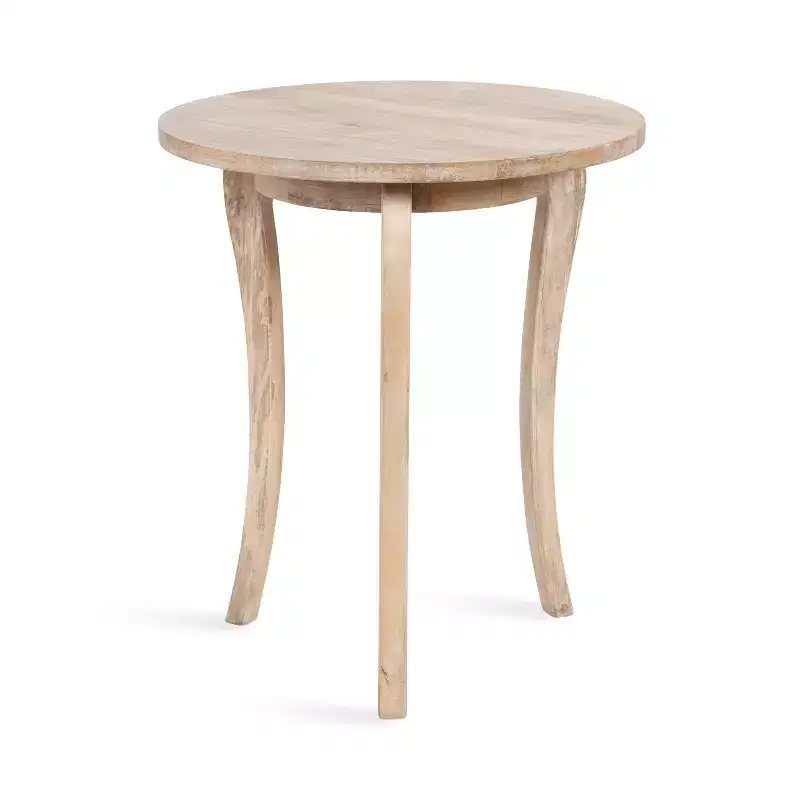 Kate and Laurel Mariona Round Entryway Table, 26x26x30, Natural