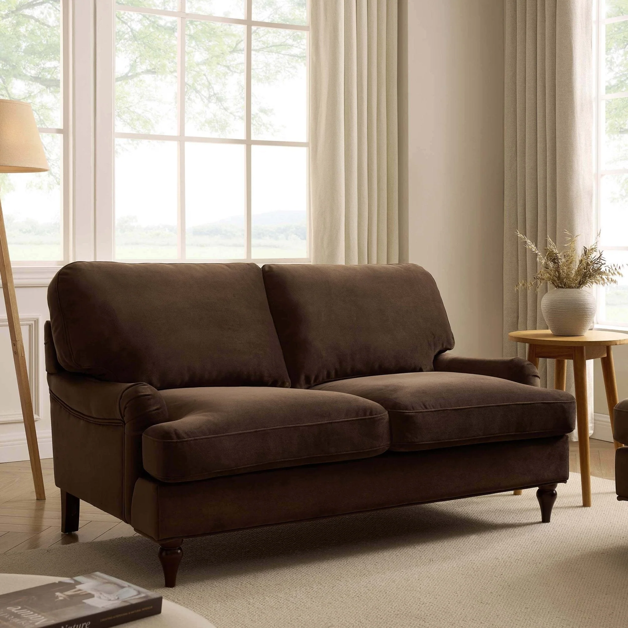 2 Seater Sofa - Cappuccino